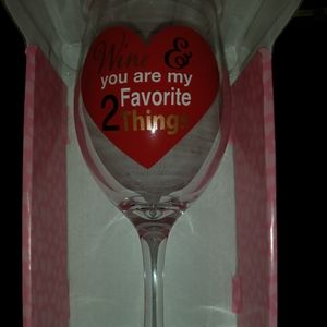 NIB Wine Glass